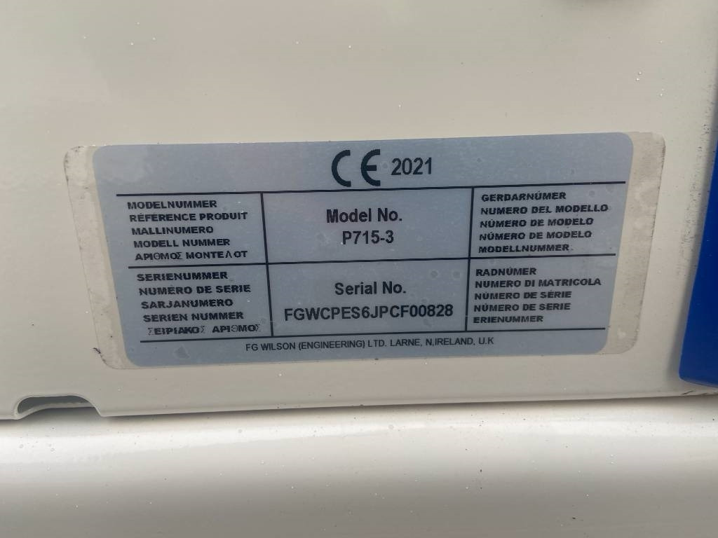 FG Wilson P715-3 - Perkins - 715 kVA Genset - DPX-16023 - Gerador elétrico: foto 4 FG Wilson P715-3 - Perkins - 715 kVA Genset - DPX-16023 - Gerador elétrico: foto 4