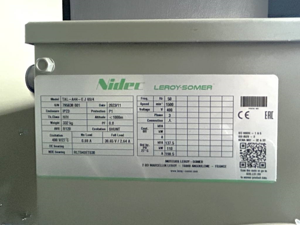 Gerador elétrico nuevo Iveco NEF45TM3 - 132 kVA Generator - DPX-19792: foto 17