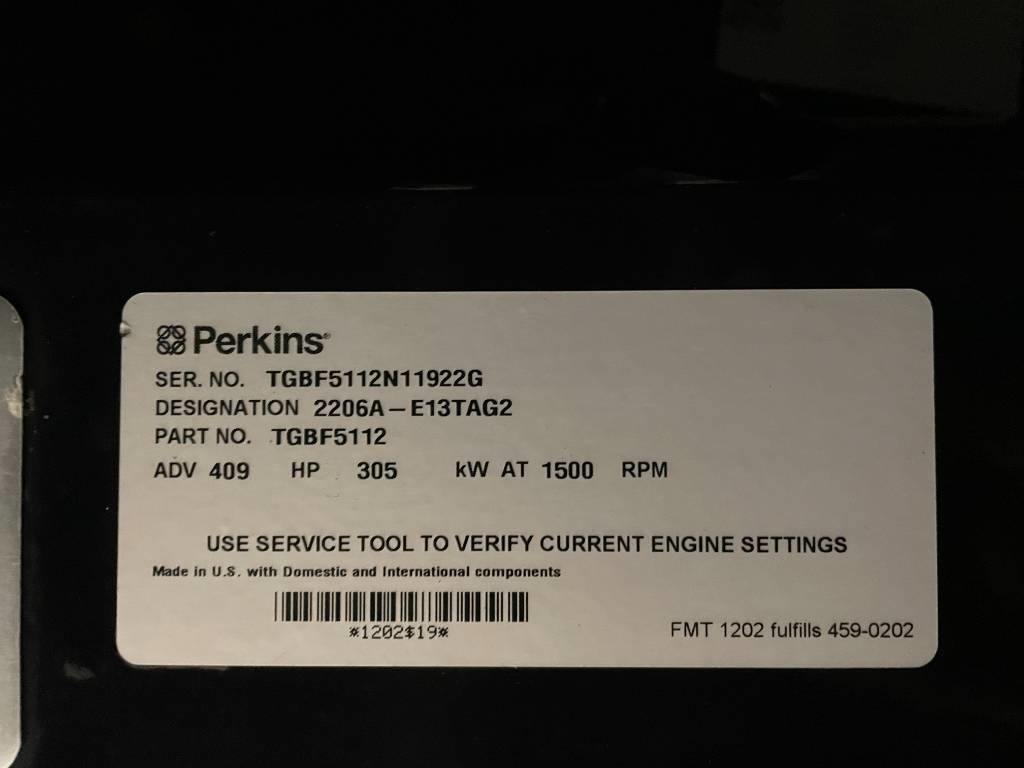 Locação de Perkins 2206A-E13TAG2 - 400 kVA Generator - DPX-12650  Perkins 2206A-E13TAG2 - 400 kVA Generator - DPX-12650: foto 23