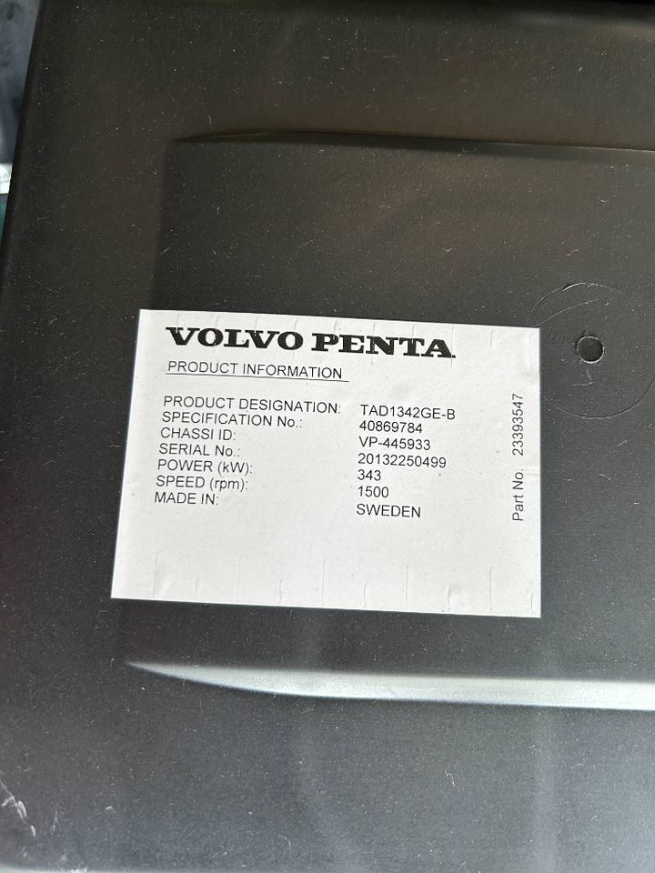 Gerador elétrico nuevo Volvo TAD1342GE - 385 kVA Generator - DPX-18878.1: foto 16
