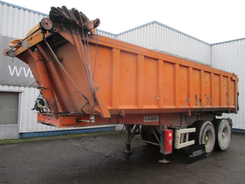 Kaiser 2 axle , steel tipper trailer , spring suspension , drum brakes - Semireboque basculante: foto 1 Kaiser 2 axle , steel tipper trailer , spring suspension , drum brakes - Semireboque basculante: foto 1