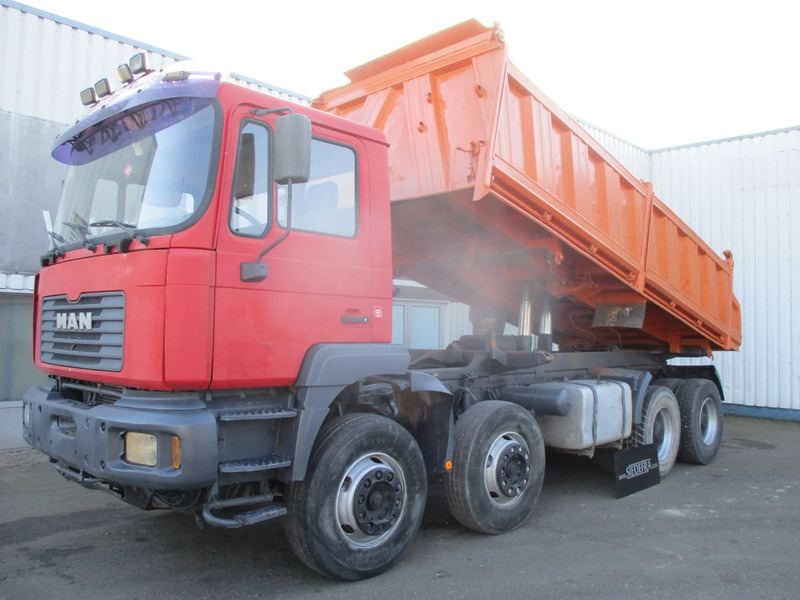 MAN 35.414 , 8x4 , ZF Manual , EURO 3 , 3 way tipper , Spring suspension - Caminhão basculante: foto 1 MAN 35.414 , 8x4 , ZF Manual , EURO 3 , 3 way tipper , Spring suspension - Caminhão basculante: foto 1