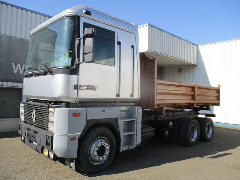 Caminhão basculante Renault Magnum AE 385 TI , 6x4, 3 Way Tipper ,Manual , Airco ,Spring suspension: foto 8