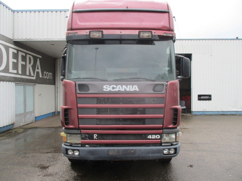 Caminhão polibenne Scania R124-420 6x2 , Manual , Intarder , Airco , haakarm truck: foto 5