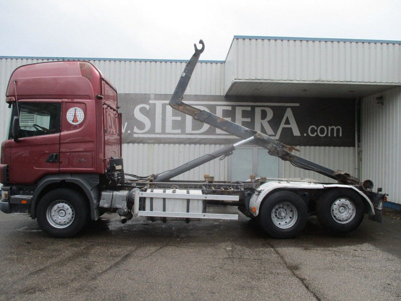 Caminhão polibenne Scania R124-420 6x2 , Manual , Intarder , Airco , haakarm truck: foto 7