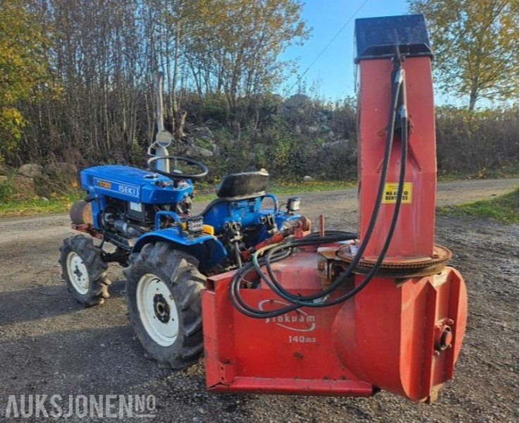 1982 Iseki Tx1300 Henger Snøfres Lunnebom Bakskuffe MVA-fri - Trator: foto 2 1982 Iseki Tx1300 Henger Snøfres Lunnebom Bakskuffe MVA-fri - Trator: foto 2