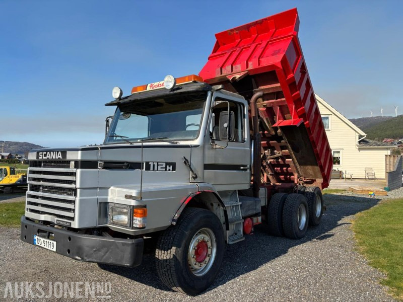 1984 Scania T112H 6X2 LC38, Veteran snutebil med tipp - Caminhão basculante: foto 3 1984 Scania T112H 6X2 LC38, Veteran snutebil med tipp - Caminhão basculante: foto 3