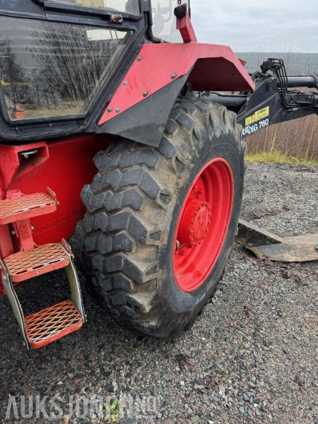 1989 Huddig 760 traktorgraver asfaltskjærer hydraulisk brøyteskjær graveskuffe - Retroescavadeira: foto 5 1989 Huddig 760 traktorgraver asfaltskjærer hydraulisk brøyteskjær graveskuffe - Retroescavadeira: foto 5