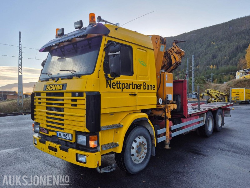 1996 Scania R113HL6x4A, kranbil, repobjekt - Caminhão grua: foto 1 1996 Scania R113HL6x4A, kranbil, repobjekt - Caminhão grua: foto 1