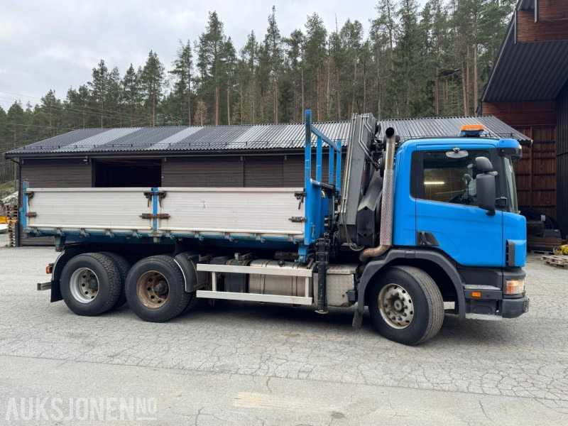 1997 Scania P124 400 kranbil med 3-veis tipp og klype - Caminhão grua: foto 5 1997 Scania P124 400 kranbil med 3-veis tipp og klype - Caminhão grua: foto 5