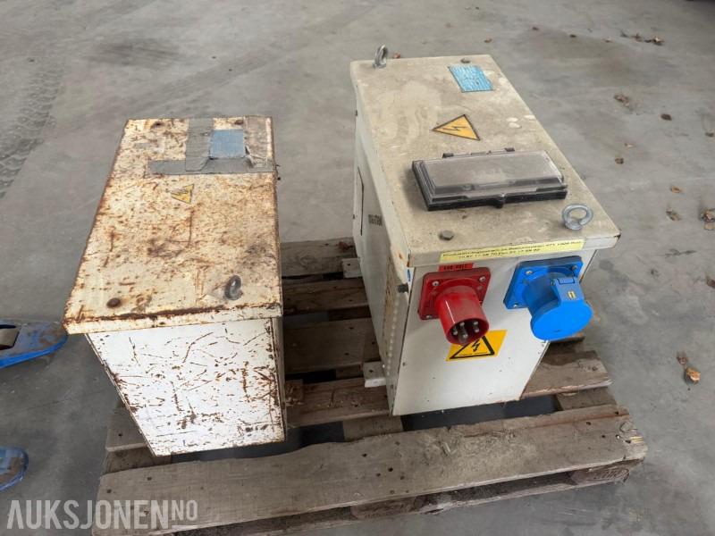2 stk trafoer - Equipamento de construção: foto 1 2 stk trafoer - Equipamento de construção: foto 1