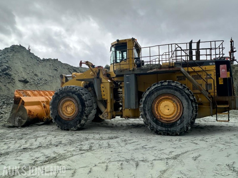 2003 Komatsu WA800-3 Hjullaster med 11 m3 skuffe - Spakstyring- Sertifisert til mai 2026 - Carregadeira de rodas: foto 2 2003 Komatsu WA800-3 Hjullaster med 11 m3 skuffe - Spakstyring- Sertifisert til mai 2026 - Carregadeira de rodas: foto 2
