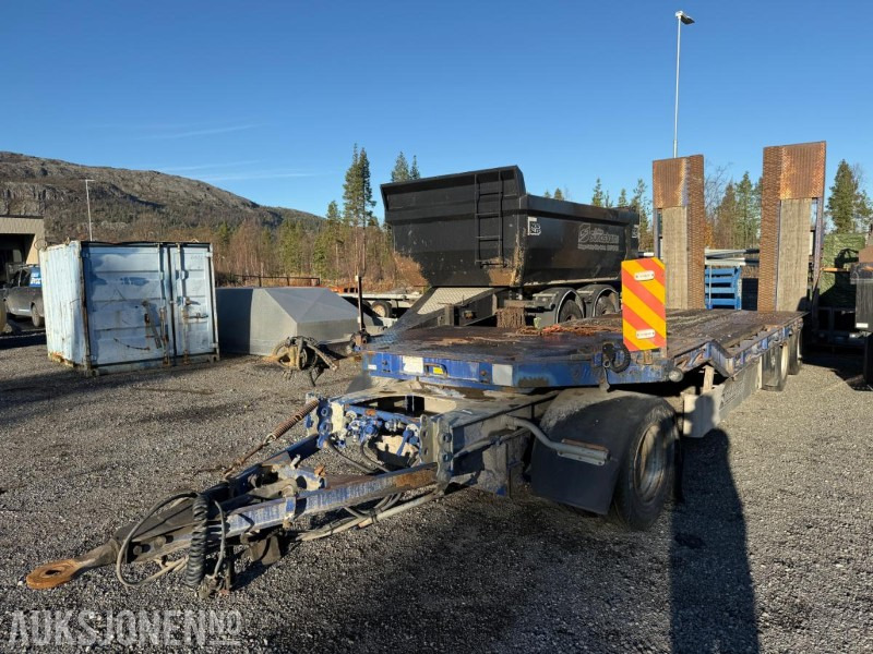 2005 Damm Maskinhenger - 3-aksler - Kjørebroer - Reboque baixa: foto 1 2005 Damm Maskinhenger - 3-aksler - Kjørebroer - Reboque baixa: foto 1