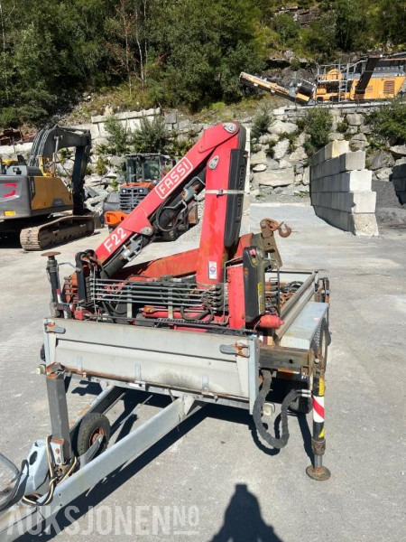 2008 Tysse tandemhenger med Fassi F22A.22 kran - klar til bruk, Nysertifisert! - Guindaste: foto 5 2008 Tysse tandemhenger med Fassi F22A.22 kran - klar til bruk, Nysertifisert! - Guindaste: foto 5