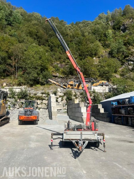 2008 Tysse tandemhenger med Fassi F22A.22 kran - klar til bruk, Nysertifisert! - Guindaste: foto 2 2008 Tysse tandemhenger med Fassi F22A.22 kran - klar til bruk, Nysertifisert! - Guindaste: foto 2