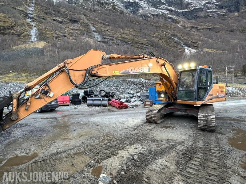 2009 Case CX210B Sertifisert Beltegraver m/Montabert CPA225E boretårn - Escavadeira: foto 1 2009 Case CX210B Sertifisert Beltegraver m/Montabert CPA225E boretårn - Escavadeira: foto 1