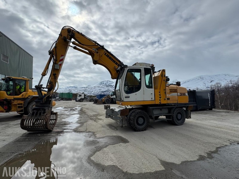 2009 Liebherr A316 Litronic hjulgraver - Hevbar hytte - Klype - 13065T - Escavadeira: foto 1 2009 Liebherr A316 Litronic hjulgraver - Hevbar hytte - Klype - 13065T - Escavadeira: foto 1