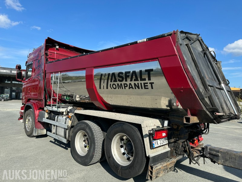 2013 Scania R500 tippbil med asfaltbalje og tilhenger - Caminhão basculante: foto 4 2013 Scania R500 tippbil med asfaltbalje og tilhenger - Caminhão basculante: foto 4
