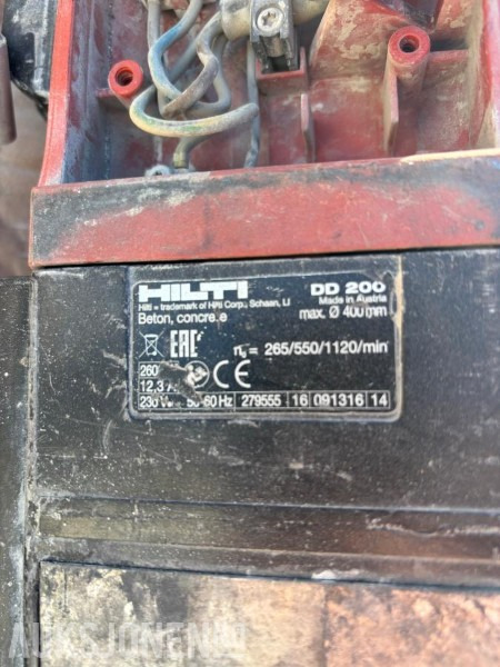 2014 Hilti DD200 kjernebormaskinm/rigg- rep.objekt/delemaskin. - Equipamento de construção: foto 4 2014 Hilti DD200 kjernebormaskinm/rigg- rep.objekt/delemaskin. - Equipamento de construção: foto 4