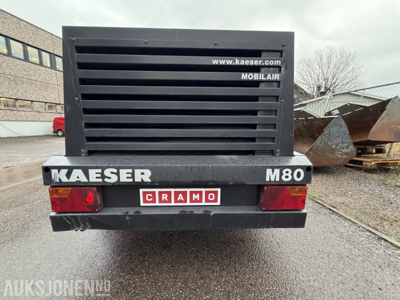 2014 KAESER M80 transportabel kompressor 8,0 m3 - Equipamento de construção: foto 4 2014 KAESER M80 transportabel kompressor 8,0 m3 - Equipamento de construção: foto 4