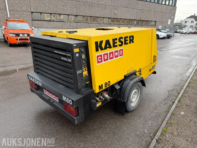 2014 KAESER M80 transportabel kompressor 8,0 m3 - Equipamento de construção: foto 5 2014 KAESER M80 transportabel kompressor 8,0 m3 - Equipamento de construção: foto 5