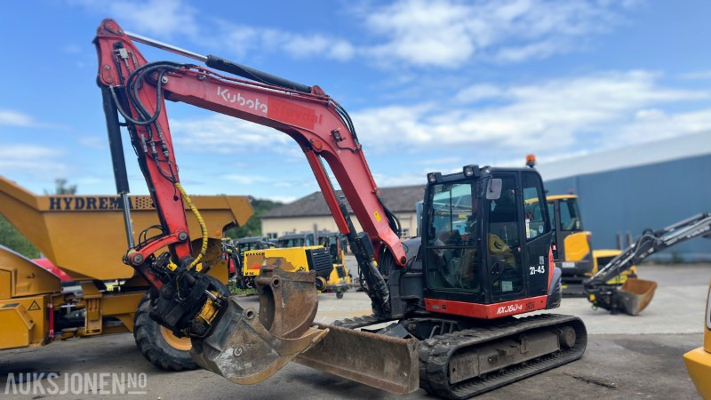 Escavadeira 2014 Kubota KX080-4 Gravemaskin Engcon rototilt S40-hurtigfeste: foto 1