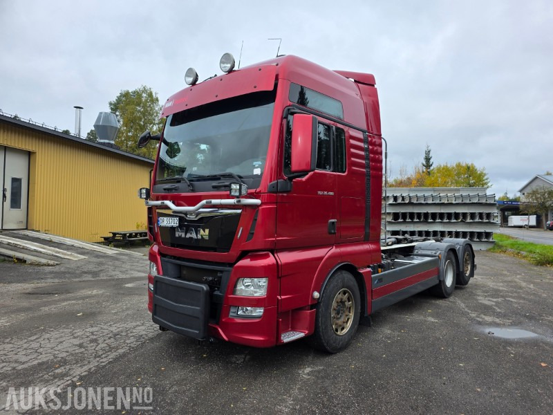 2014 MAN TGX 26.480 6X2-4 BL 18 T krok Nylig EU godkjent - Caminhão polibenne: foto 1 2014 MAN TGX 26.480 6X2-4 BL 18 T krok Nylig EU godkjent - Caminhão polibenne: foto 1
