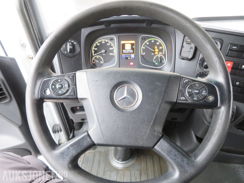 Caminhão furgão 2014 Mercedes-Benz Atego - Kjølebil med Carrier Xarios 600 og Lamberet skap: foto 19