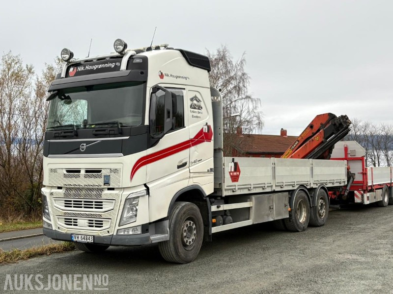 2014 VOLVO FH540 6X2 Euro6 Kranbil med Palfinger PK16502 - Caminhão grua: foto 1 2014 VOLVO FH540 6X2 Euro6 Kranbil med Palfinger PK16502 - Caminhão grua: foto 1