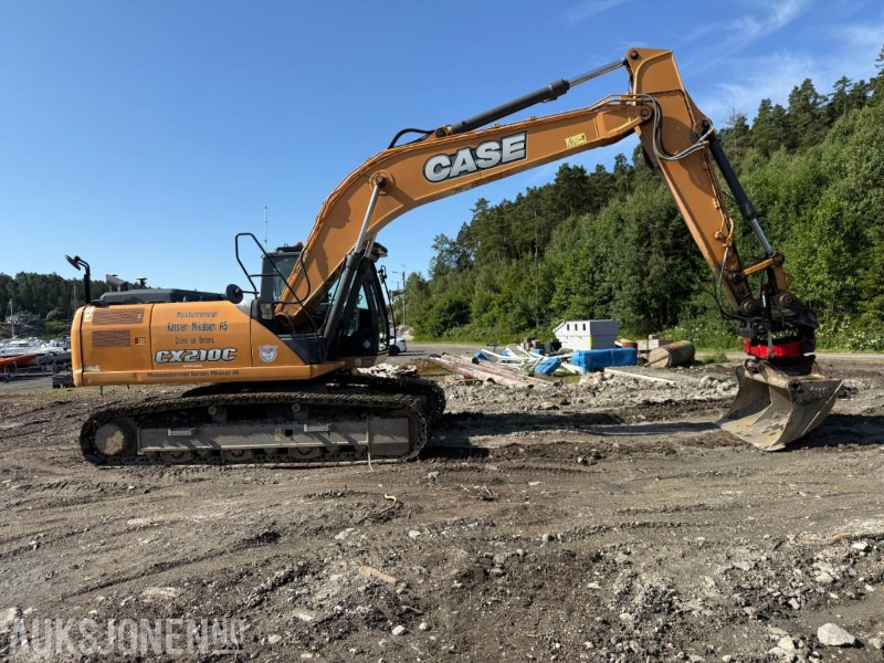 2015 Case CX210C BELTEGRAVER ROTOTILT ENGCON MASKINSTYRING SERVICEHISTORIKK LITE TIMER EN EIER. - Escavadeira: foto 2 2015 Case CX210C BELTEGRAVER ROTOTILT ENGCON MASKINSTYRING SERVICEHISTORIKK LITE TIMER EN EIER. - Escavadeira: foto 2
