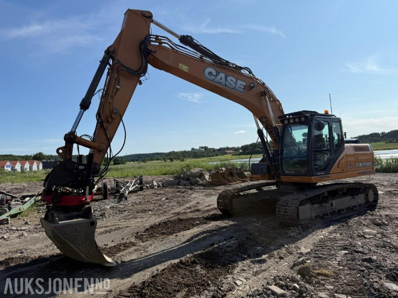 2015 Case CX210C BELTEGRAVER ROTOTILT ENGCON MASKINSTYRING SERVICEHISTORIKK LITE TIMER EN EIER. - Escavadeira: foto 3 2015 Case CX210C BELTEGRAVER ROTOTILT ENGCON MASKINSTYRING SERVICEHISTORIKK LITE TIMER EN EIER. - Escavadeira: foto 3