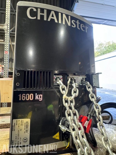 2015 SWF - Chainster 1600 kg - CC-045.2P-F - Elektrisk kjetting talje - Med kabelkontroll - Ubrukt i eske - Equipamento de construção: foto 2 2015 SWF - Chainster 1600 kg - CC-045.2P-F - Elektrisk kjetting talje - Med kabelkontroll - Ubrukt i eske - Equipamento de construção: foto 2