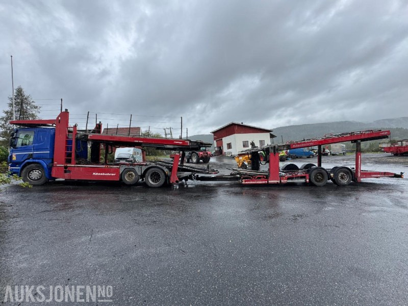 2015 Scania P 450 biltransport med henger / EU-godkjent - Caminhão transporte de veículos: foto 2 2015 Scania P 450 biltransport med henger / EU-godkjent - Caminhão transporte de veículos: foto 2