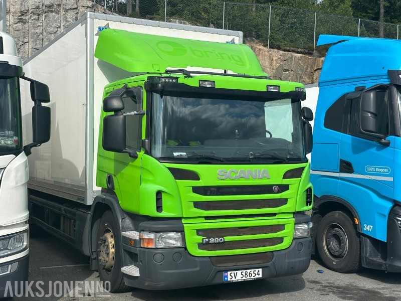 2015 Scania P-serie 280 4*2 - skapbil med løftelem og ryggekamera - Caminhão furgão: foto 5 2015 Scania P-serie 280 4*2 - skapbil med løftelem og ryggekamera - Caminhão furgão: foto 5
