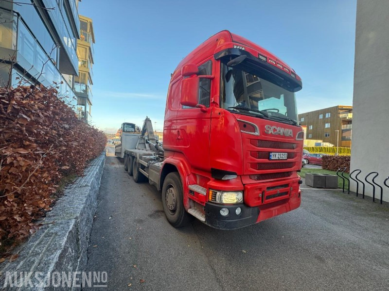 2015 Scania R580 8x4 tridem Krokbil / krokløft m/ JOAB 24t krok med knekk - Caminhão polibenne: foto 2 2015 Scania R580 8x4 tridem Krokbil / krokløft m/ JOAB 24t krok med knekk - Caminhão polibenne: foto 2