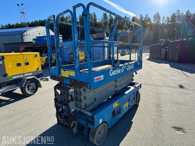 2016 Genie GS-2646 batteridreven sakselift / 10m / Årskontrollert - Plataforma aérea: foto 5 2016 Genie GS-2646 batteridreven sakselift / 10m / Årskontrollert - Plataforma aérea: foto 5