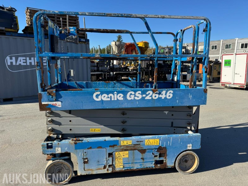 2016 Genie GS-2646 batteridreven sakselift / 10m / Årskontrollert - Plataforma aérea: foto 2 2016 Genie GS-2646 batteridreven sakselift / 10m / Årskontrollert - Plataforma aérea: foto 2