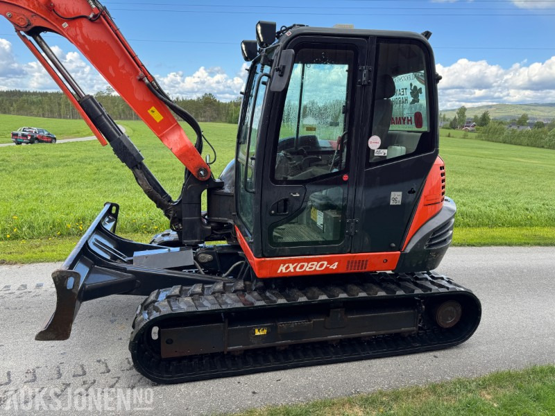 2016 Kubota KX080-4 gravemaskin TILTROTATOR, 2 SKUFFER, SENTRALSMØRING - Escavadeira: foto 3 2016 Kubota KX080-4 gravemaskin TILTROTATOR, 2 SKUFFER, SENTRALSMØRING - Escavadeira: foto 3