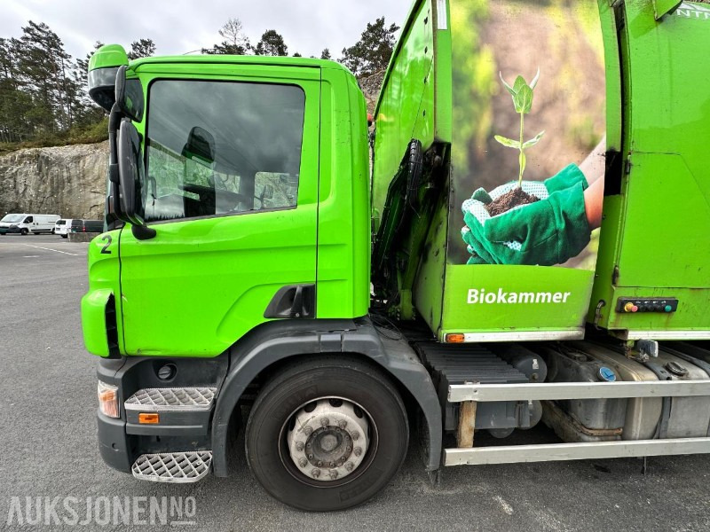 Caminhão de lixo 2016 Scania P320 Komprimatorbil - 2 kammer Inkl. biokammer/MTM påbygg/EU ok: foto 16 Caminhão de lixo 2016 Scania P320 Komprimatorbil - 2 kammer Inkl. biokammer/MTM påbygg/EU ok: foto 16