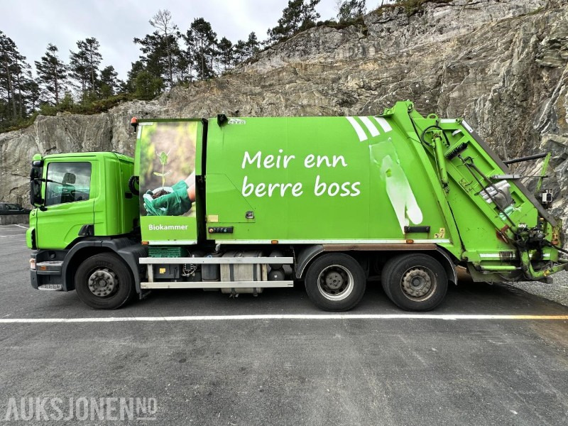 2016 Scania P320 Komprimatorbil - 2 kammer Inkl. biokammer/MTM påbygg - Caminhão de lixo: foto 2 2016 Scania P320 Komprimatorbil - 2 kammer Inkl. biokammer/MTM påbygg - Caminhão de lixo: foto 2