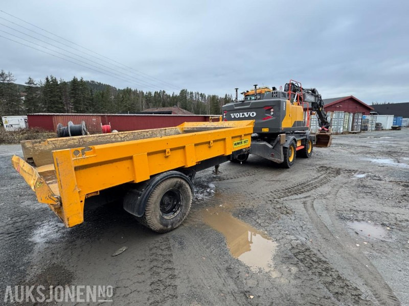 2016 Volvo EW160E hjulgraver med henger / rototilt / skuffe - Escavadeira: foto 5 2016 Volvo EW160E hjulgraver med henger / rototilt / skuffe - Escavadeira: foto 5