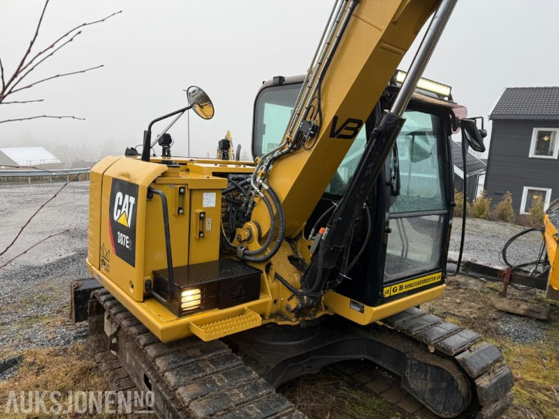 2017 Cat 307 E2 m/Tiltrotator, 3 skuffer og S50 - Escavadeira: foto 5 2017 Cat 307 E2 m/Tiltrotator, 3 skuffer og S50 - Escavadeira: foto 5
