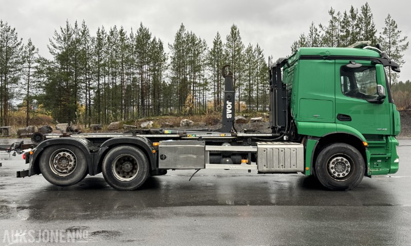 2017 MERCEDES-BENZ ACTROS 2546 6X2 KROKBIL JOAB EURO6 RETARDER VBG KAMERA LUFTFJÆRING - Caminhão polibenne: foto 4 2017 MERCEDES-BENZ ACTROS 2546 6X2 KROKBIL JOAB EURO6 RETARDER VBG KAMERA LUFTFJÆRING - Caminhão polibenne: foto 4