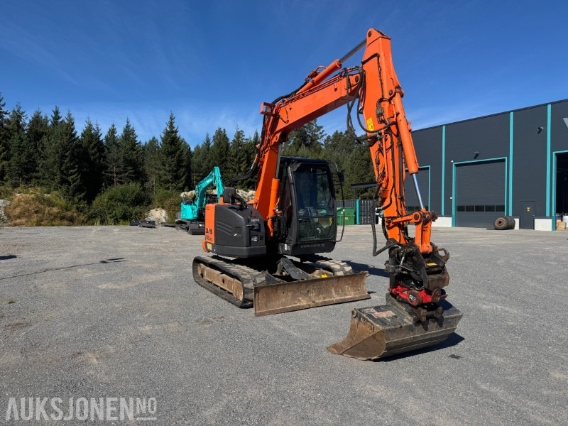 2018 Hitachi ZX85US-5 - Beltegraver - Gravemaskin - Tilt - Lyspakke - Escavadeira: foto 3 2018 Hitachi ZX85US-5 - Beltegraver - Gravemaskin - Tilt - Lyspakke - Escavadeira: foto 3