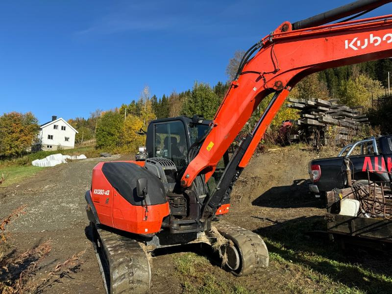 2018 Kubota KX080-4 ROTOTILT, 2 SKUFFER, SENTRALSMØRING - Escavadeira: foto 5 2018 Kubota KX080-4 ROTOTILT, 2 SKUFFER, SENTRALSMØRING - Escavadeira: foto 5