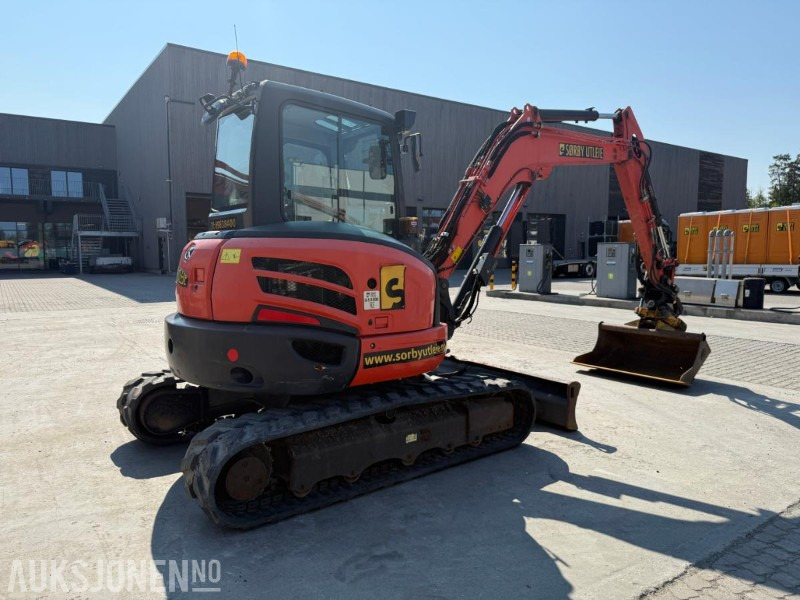 2018 Kubota U55-4 BELTEGRAVER ENGCON ROTOTILT 2 SKUFFER SERVICEHISTORIKK SENTRALSMØRING - Escavadeira: foto 5 2018 Kubota U55-4 BELTEGRAVER ENGCON ROTOTILT 2 SKUFFER SERVICEHISTORIKK SENTRALSMØRING - Escavadeira: foto 5