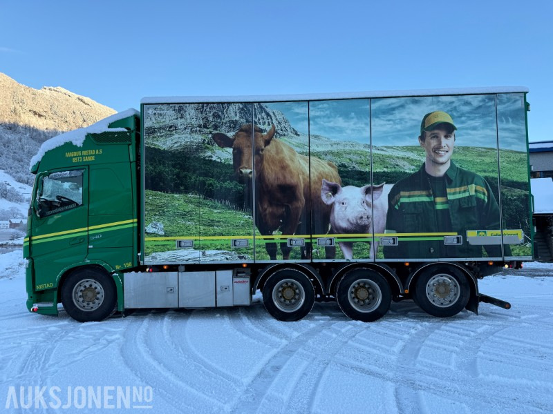 2018 Volvo FH 540 8X4 Skapbil med Bussbygg Volumax påbygg - Eu godkjent - Servicehistorikk - Caminhão furgão: foto 2 2018 Volvo FH 540 8X4 Skapbil med Bussbygg Volumax påbygg - Eu godkjent - Servicehistorikk - Caminhão furgão: foto 2