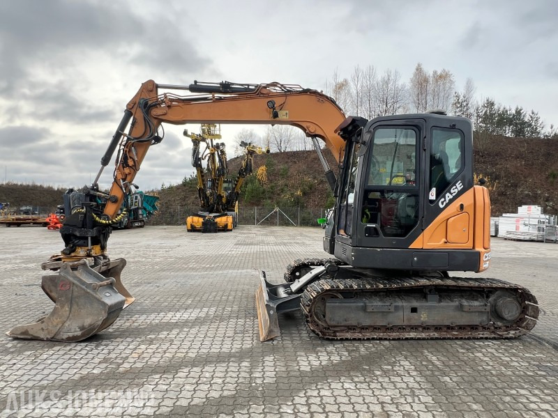 2019 Case CX85D SR, Tilt med gripekasett, to skuffer, sentralsmøring - Escavadeira: foto 2 2019 Case CX85D SR, Tilt med gripekasett, to skuffer, sentralsmøring - Escavadeira: foto 2