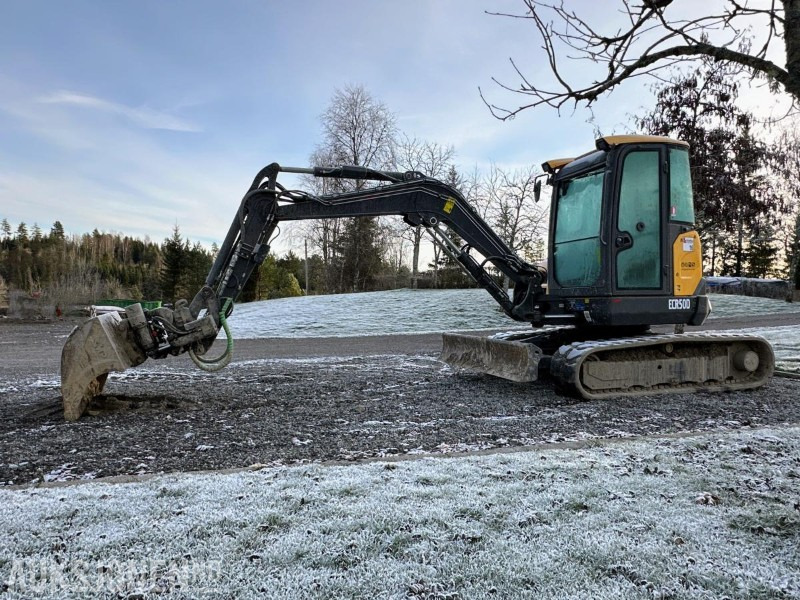 2019 VOLVO ECR50D MINIGRAVER 5 TONN STEELWRIST TILTROTATOR S40 PUSSESKUFFE 2319 TIMER - Mini escavadeira: foto 1 2019 VOLVO ECR50D MINIGRAVER 5 TONN STEELWRIST TILTROTATOR S40 PUSSESKUFFE 2319 TIMER - Mini escavadeira: foto 1