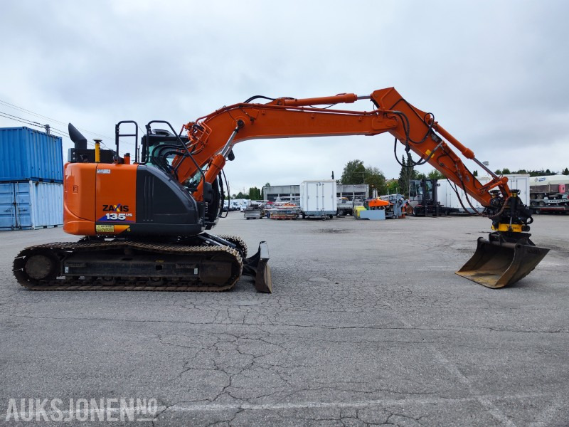 2021 Hitachi ZX135US-6 med 3D maskinstyring, tiltrotator og 3 skuffer - Escavadeira: foto 5 2021 Hitachi ZX135US-6 med 3D maskinstyring, tiltrotator og 3 skuffer - Escavadeira: foto 5